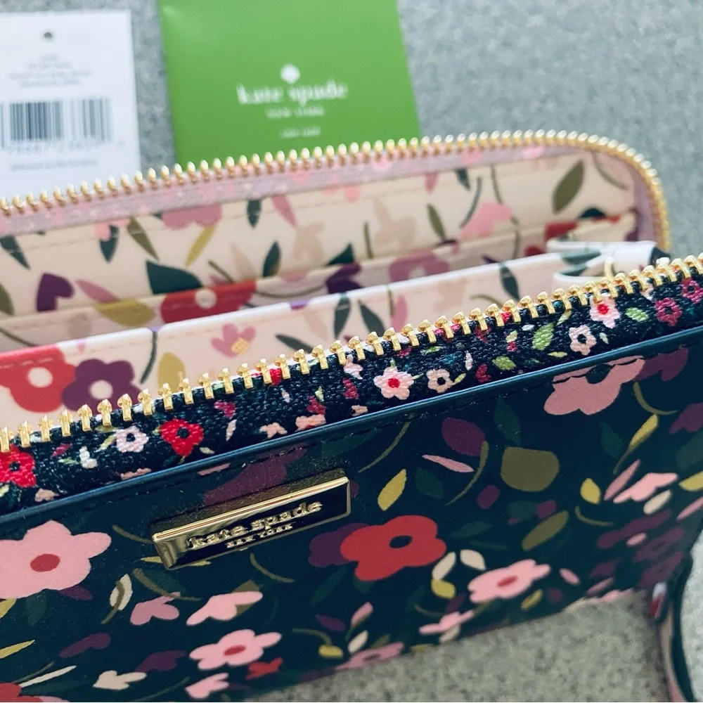 New !! KATE SPADE boho floral wallet ♠️